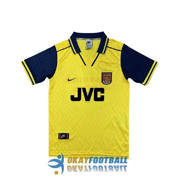 shirt away arsenal retro jvc 1996-1997