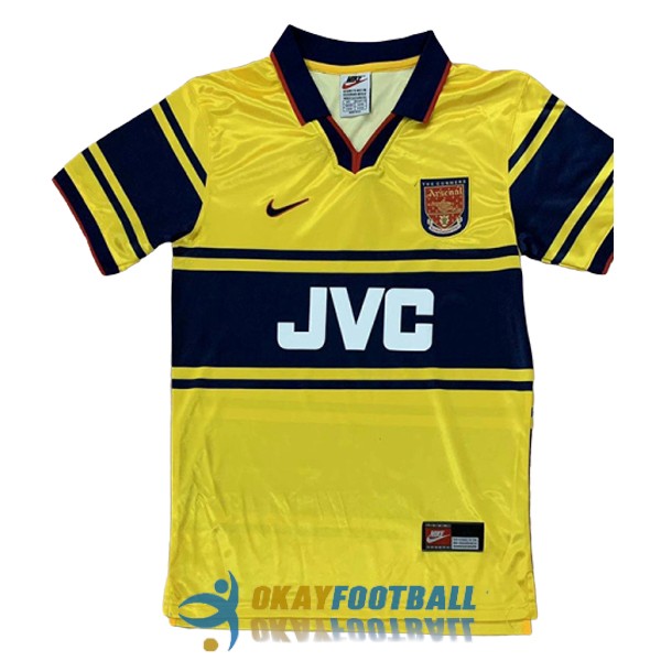 shirt away arsenal retro jvc 1997-1999