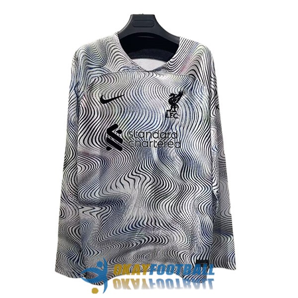 shirt away liverpool long sleeve 2022-2023