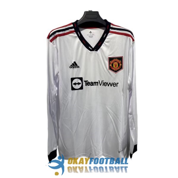 shirt away manchester united long sleeve 2022-2023