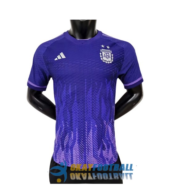 shirt away player version argentina 2022-2023