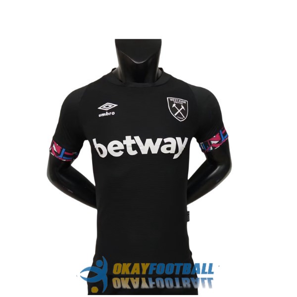 shirt away player version west ham united 2022-2023