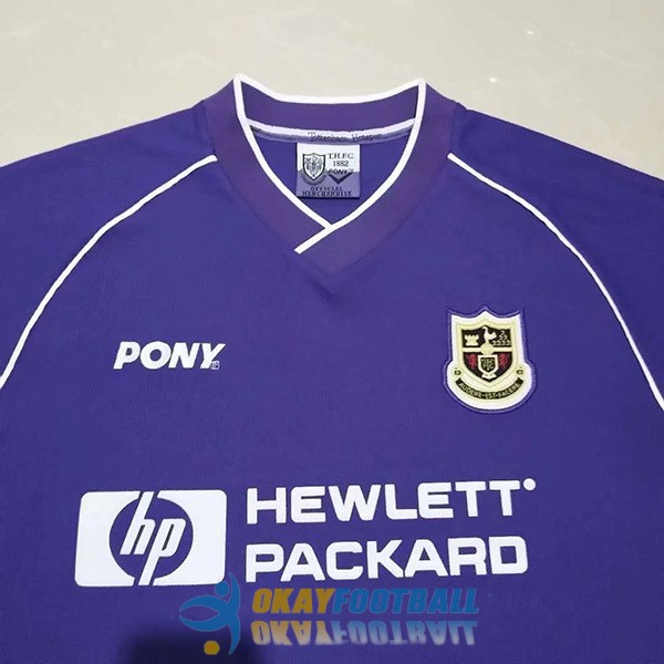 shirt away tottenham hotspur retro hewlett packard 1998-1999