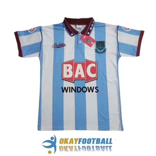 shirt away west ham united retro 1991-1992