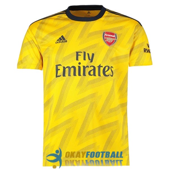 shirt away yellow arsenal 2019-2020
