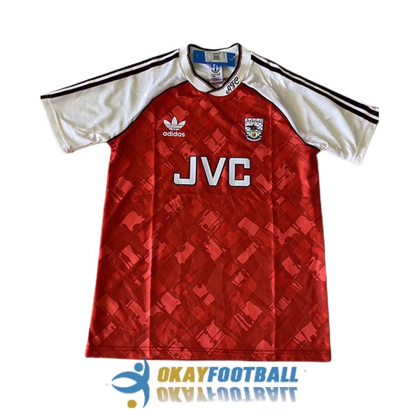 shirt home arsenal retro jvc 1990-1992