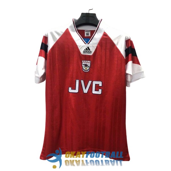 shirt home arsenal retro jvc 1992-1994