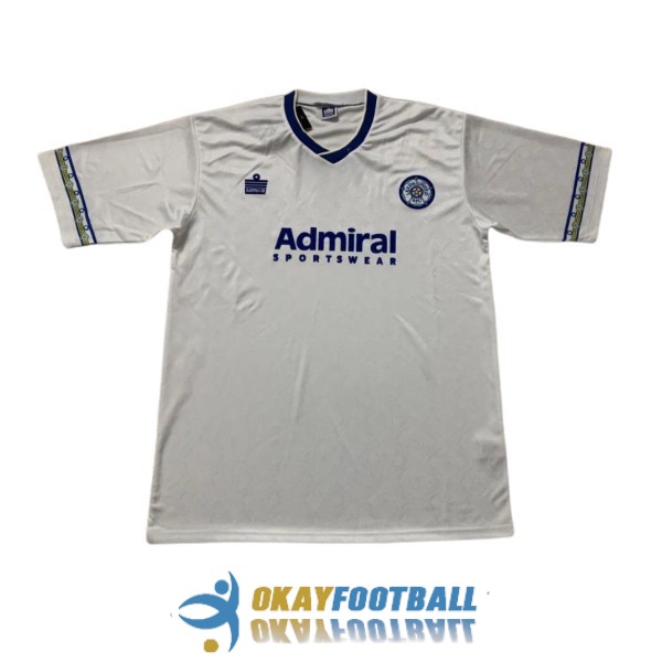 shirt home leeds united retro admiral 1992-1993
