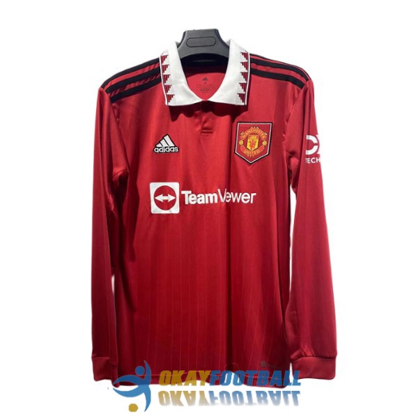 shirt home manchester united long sleeve 2022-2023