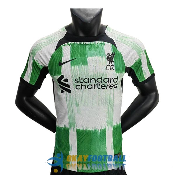 shirt liverpool green white special edition player version 2023-2024
