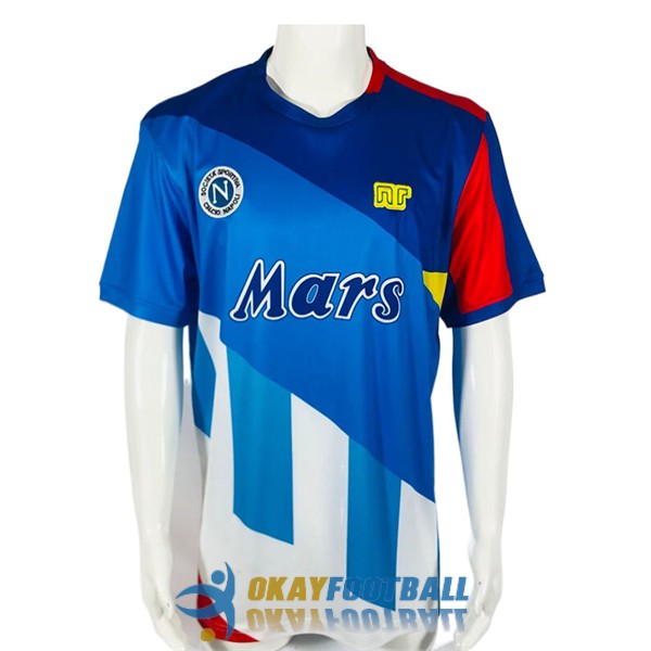 shirt napoli blue white red commemorative edition maradona 2022-2023