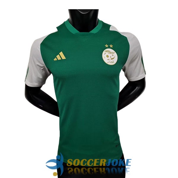 shirt algeria green white special edition player version 2023-2024