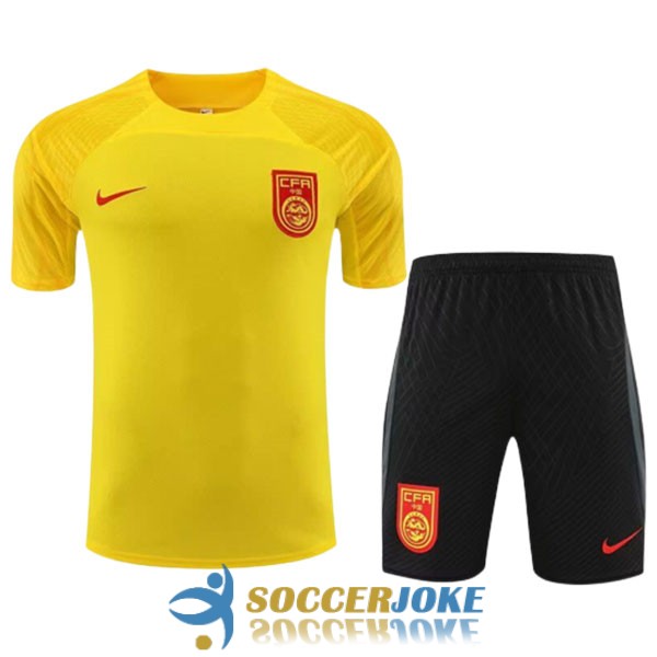 shirt china yellow training kit 2023-2024