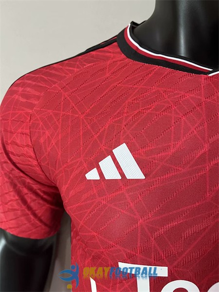 shirt home player version manchester united 2023-2024