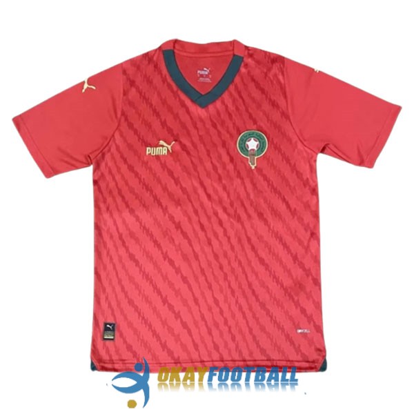shirt home red morocco 2023-2024