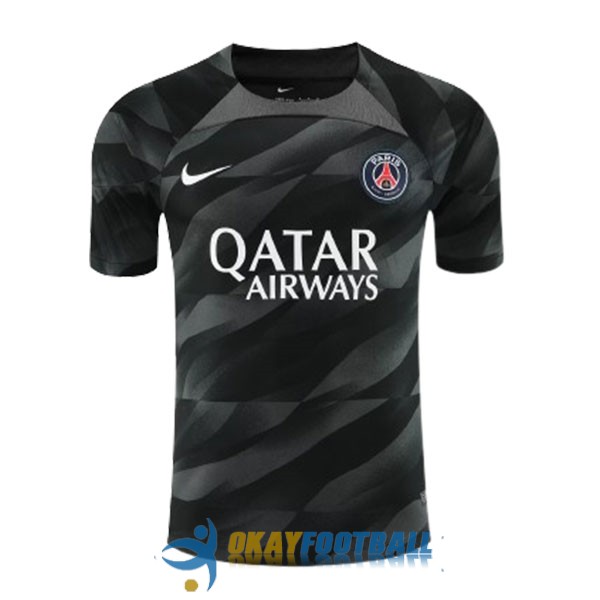 shirt psg black goalkeeper 2023-2024