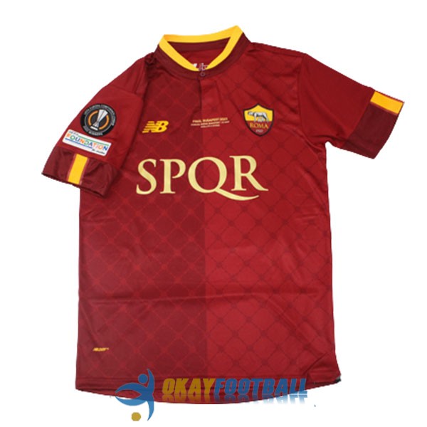 shirt as roma red special edition final budapest 2023-2024