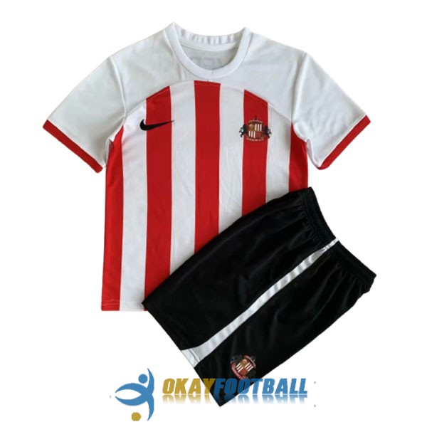 shirt home sunderland afc kid 2023-2024