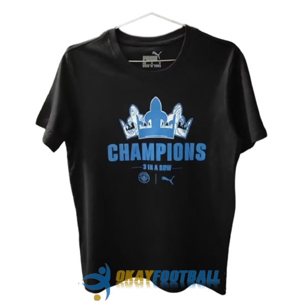 shirt manchester city black special edition champions 3 in a row 2023-2024
