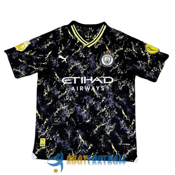 shirt manchester city black yellow special edition 2023-2024