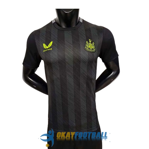 shirt newcastle united black gray training player version 2023-2024