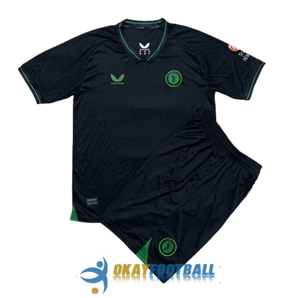shirt black aston villa kid goalkeeper 2023-2024