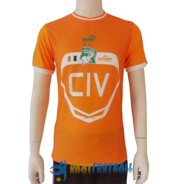 shirt cote de ivoire orange special edition player version 2023-2024