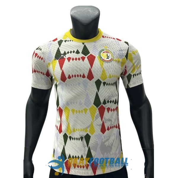 shirt senegal white red yellow green special edition player version 2023-2024