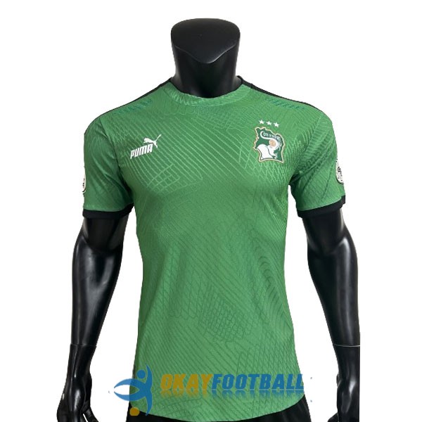 shirt cote de ivoire green special edition 3 star player version 2024-2025