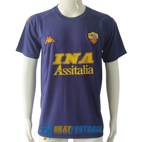 shirt third as roma retro 2000-2001