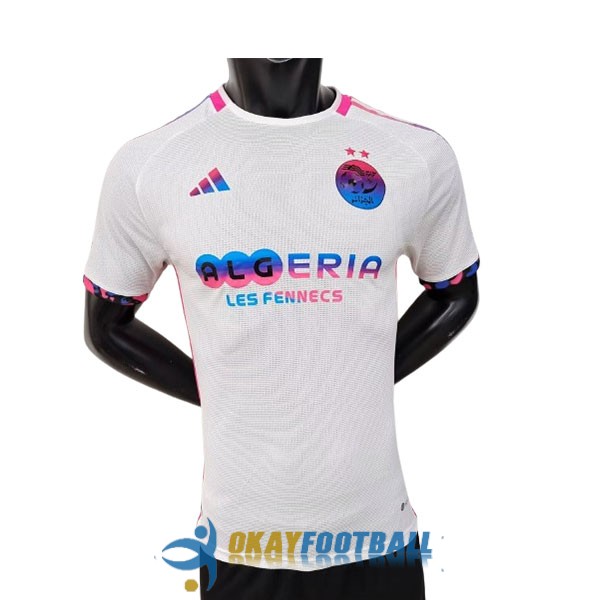 shirt algeria white pink blue special edition player version 2024-2025