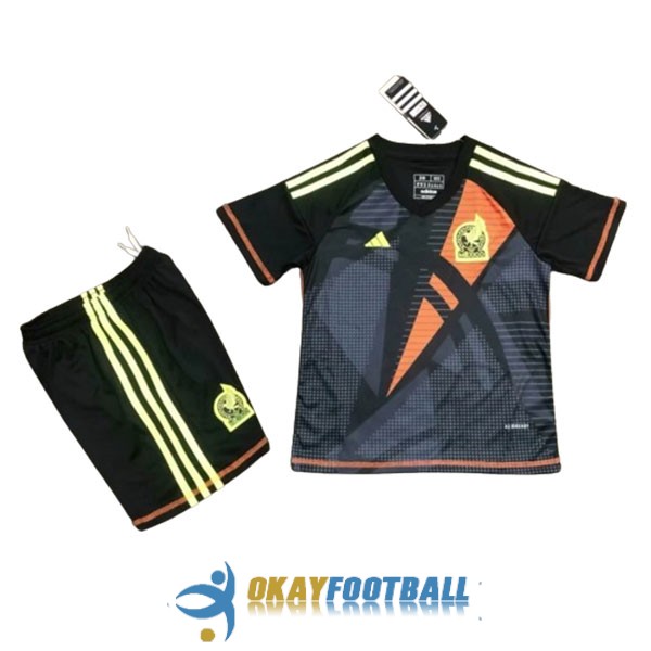 shirt black gray yellow orange mexico kid goalkeeper Copa America 2024-2025