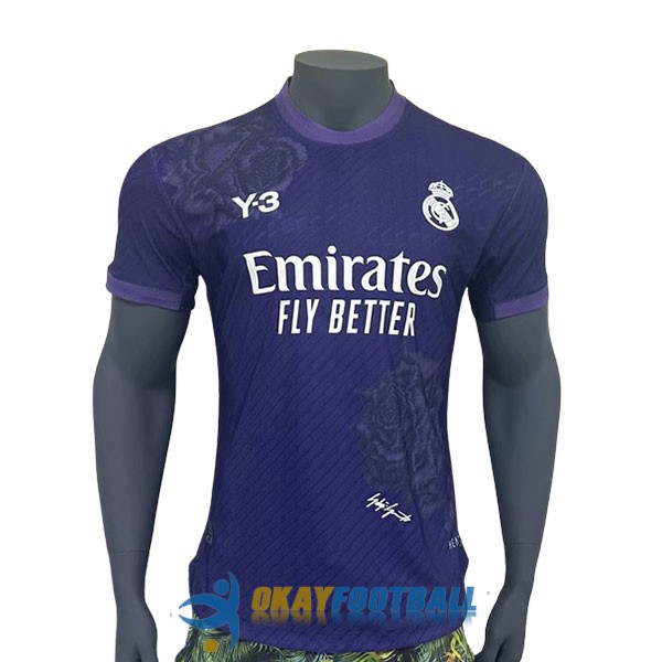 shirt fouth Y3 player version real madrid 2023-2024