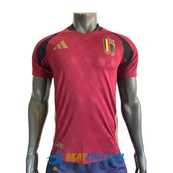 shirt home Euro player version belgium 2024-2025