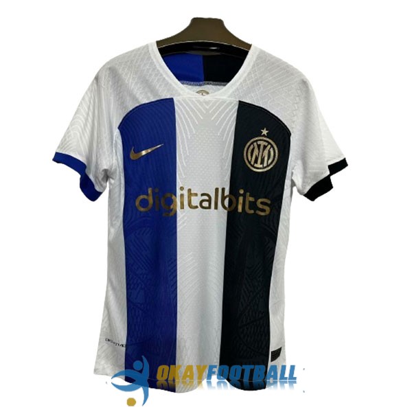 shirt inter milan blue white black special edition player version 2024-2025
