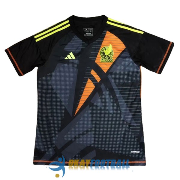 shirt mexico black gray yellow orange goalkeeper Copa America 2024-2025