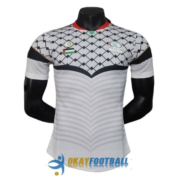 shirt palestine white black red special edition player version 2024-2025