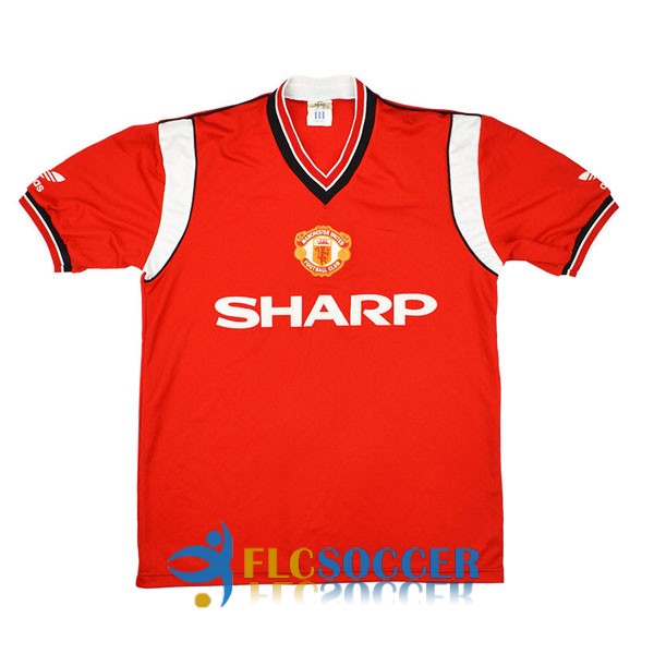 shirt home manchester united retro 1984-1986