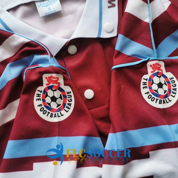 shirt home west ham united retro 1991-1992