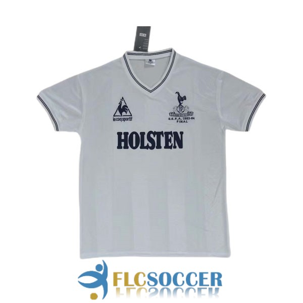 shirt white tottenham hotspur retro holsten special edition 1983-1984